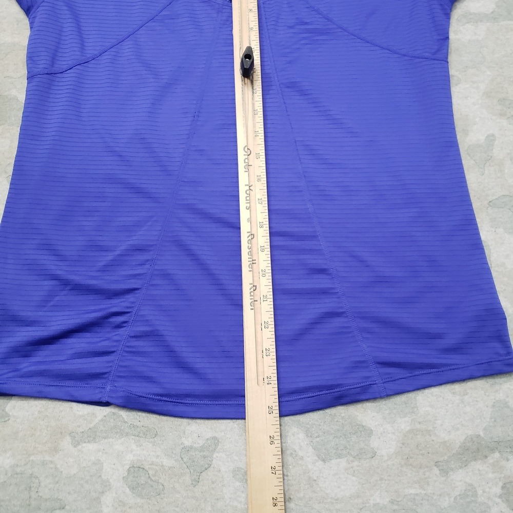 Marmot Top Womens Large Purple Pullover Short Sleeve - Picture 9 of 10